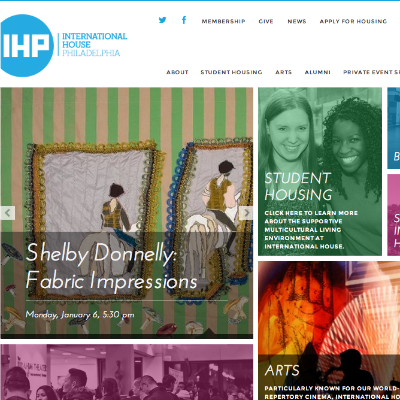 www.ihousephilly.org homepage screenshot